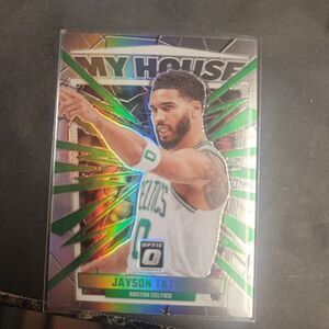 2023-24 Panini Donruss Optic‎ MY HOUSE Silver Holo Prizm Jayson Tatum Celtics